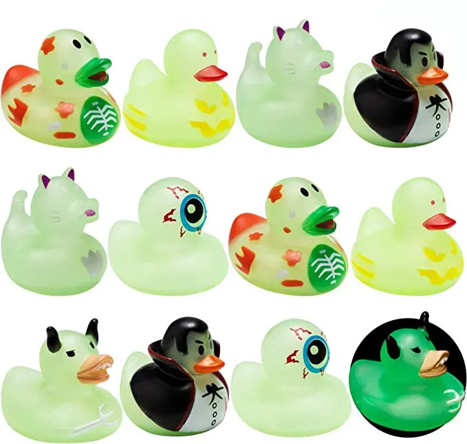 Vinyl Mini Glow-in-the-Dark Halloween Rubber Ducks - Ultimate