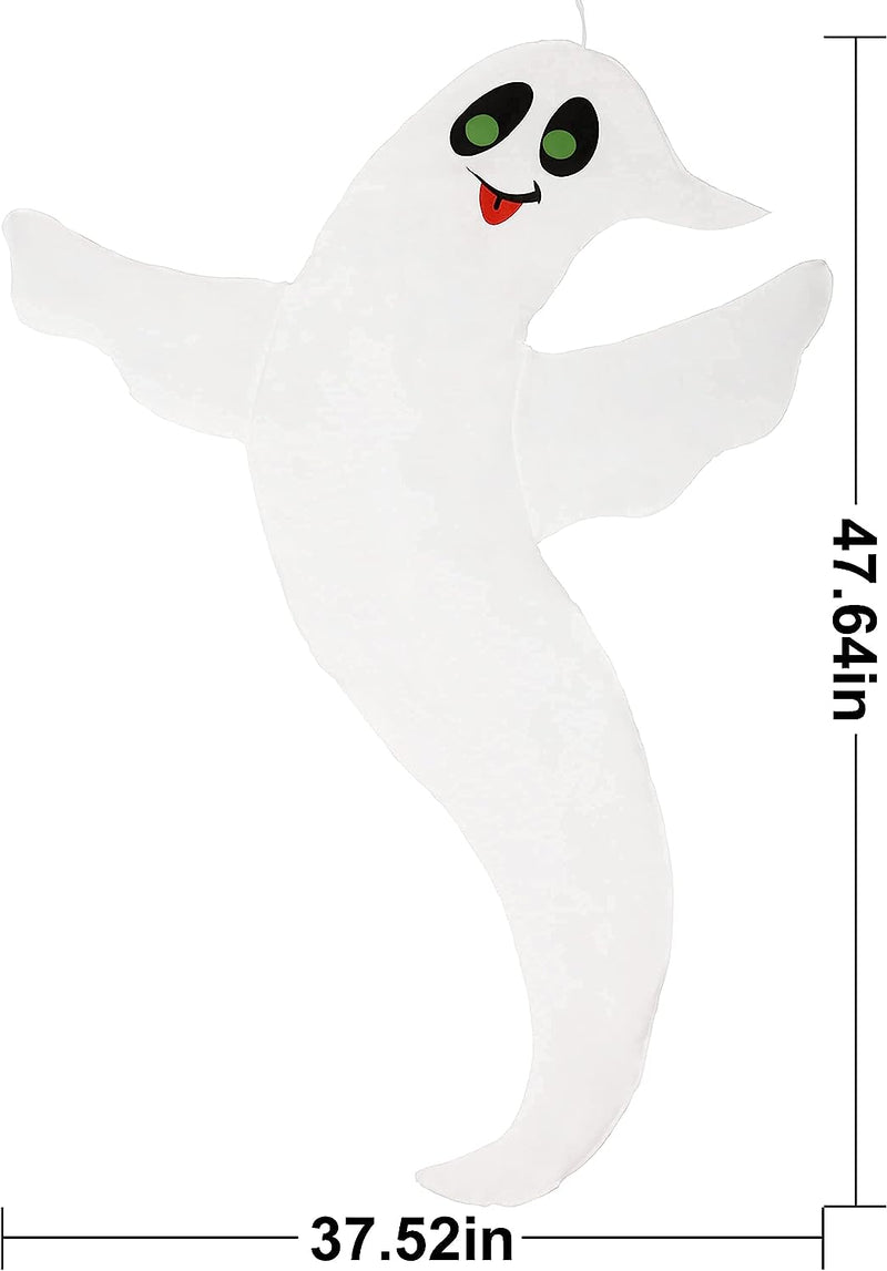 47.6in Halloween Cute Ghost Tree Decoration