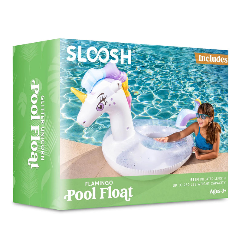 Sloosh - 51in Unicorn With Glitters Float