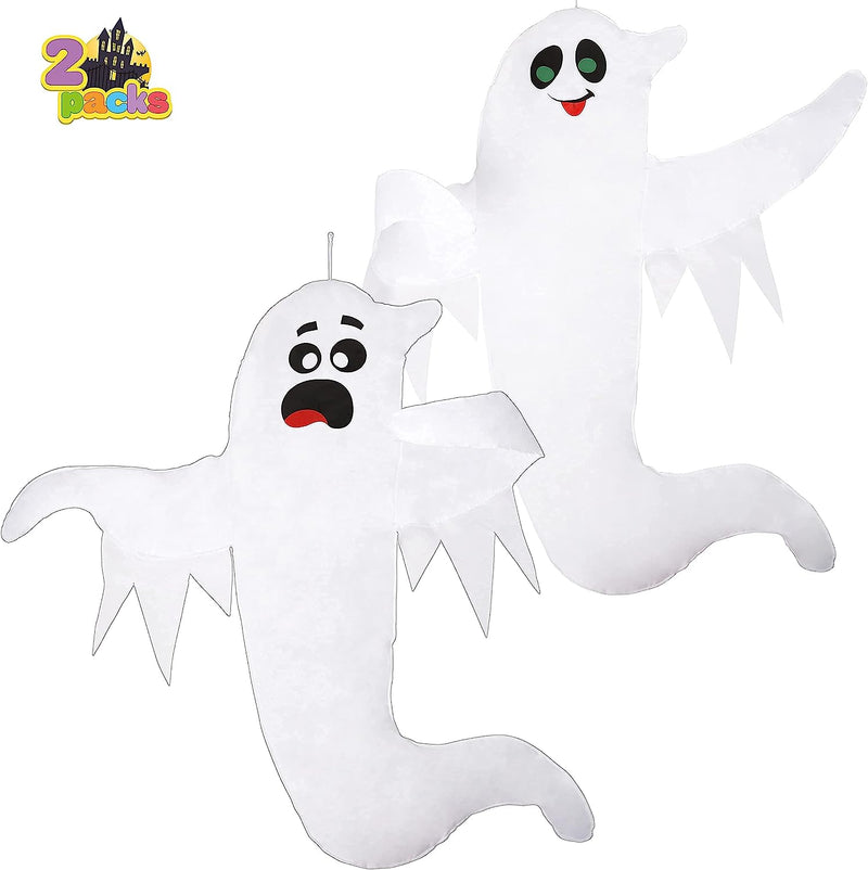 2 Pack 53in Halloween Tree Wrap Ghost Decoration