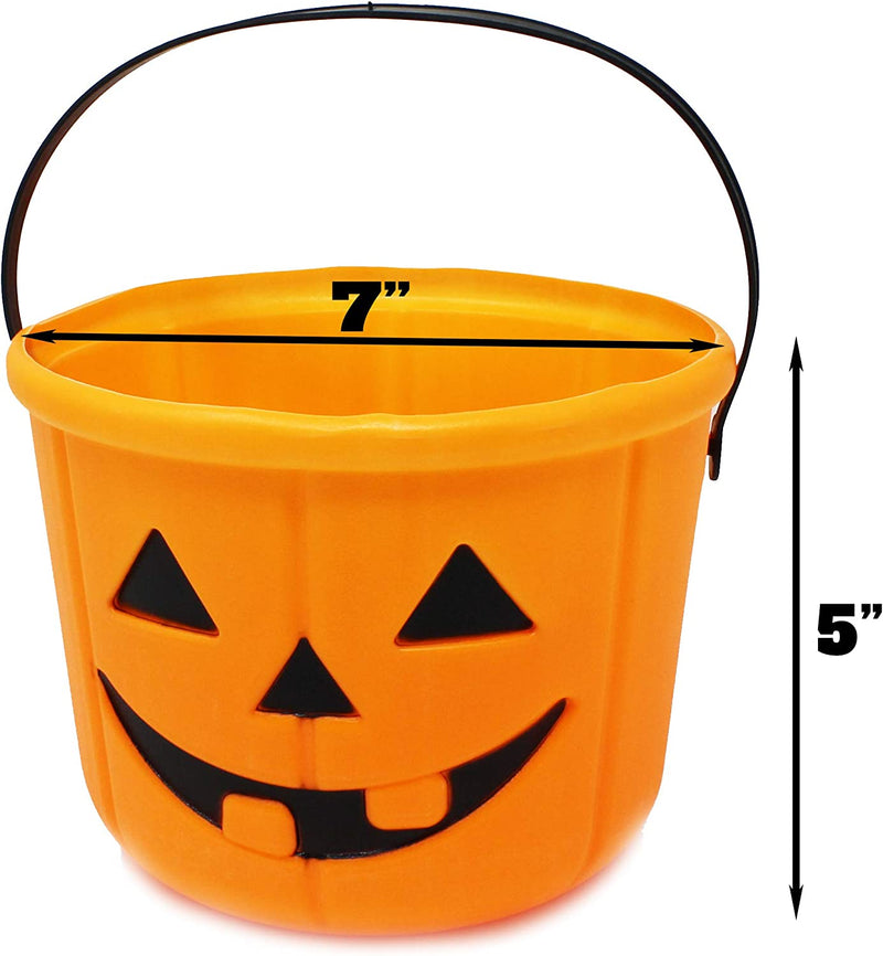 6-pack Trick Or Treat Pumpkin Buckets