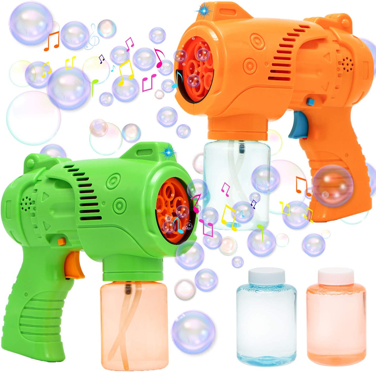 2 Bubble Guns With Led Lights And Music-joyin