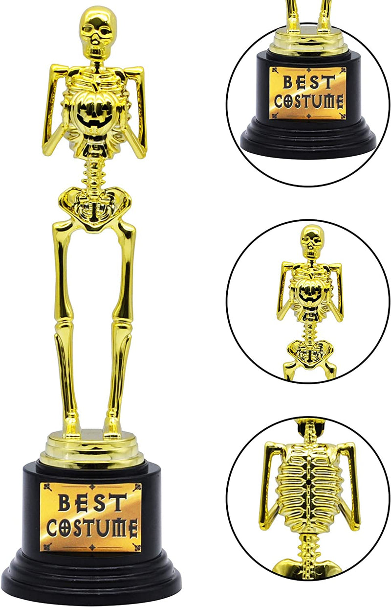 5 Halloween Best Costume Skeleton Trophy