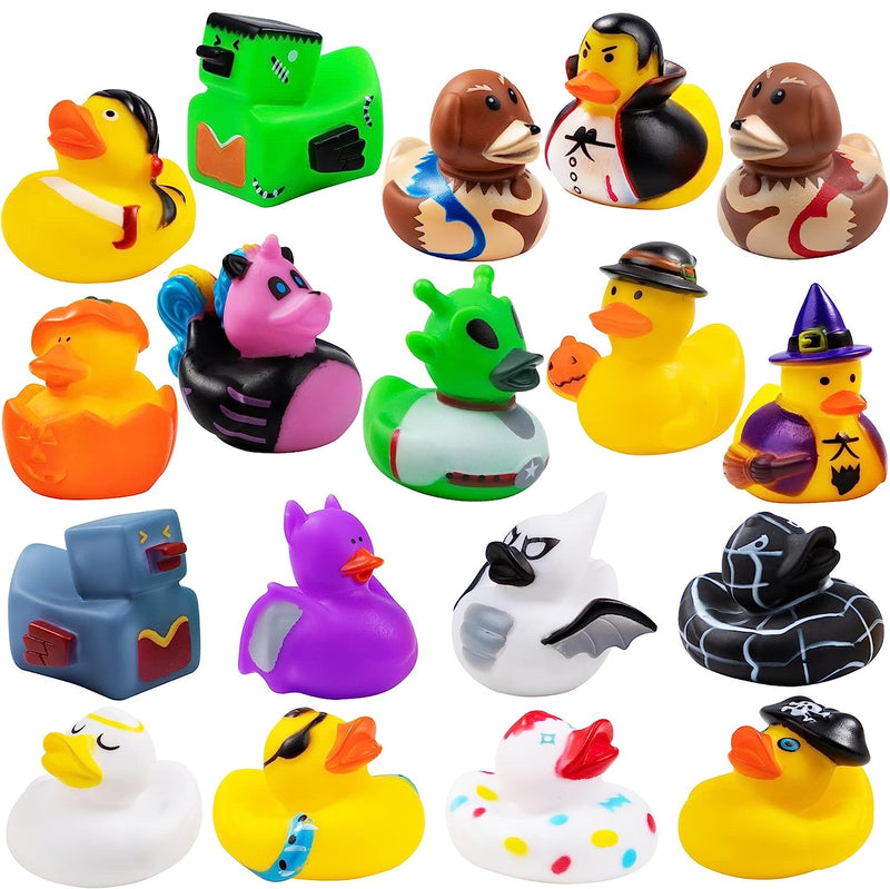18 Halloween Theme Novelty Rubber Ducks