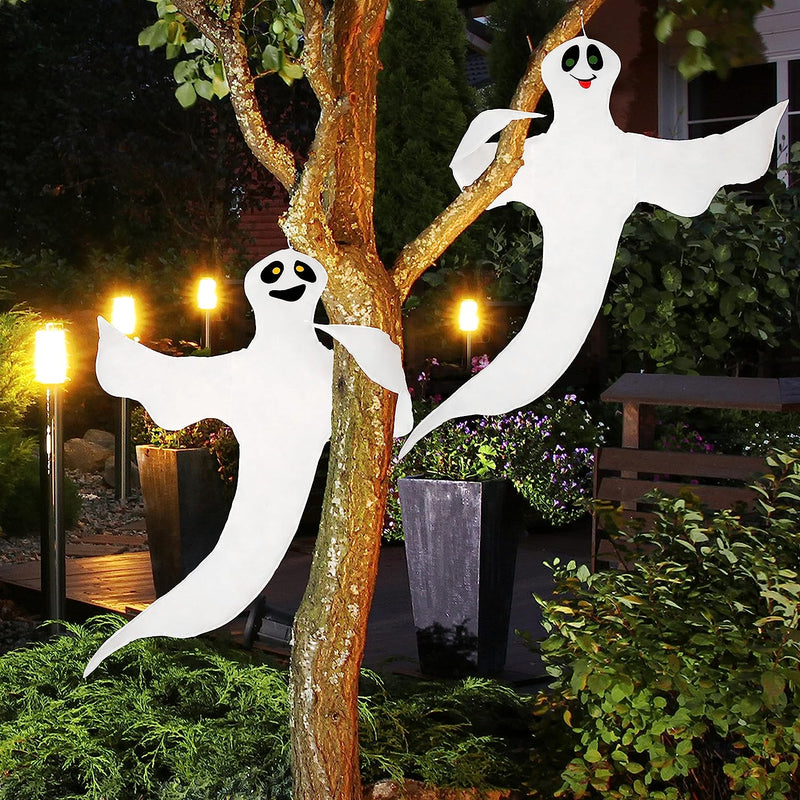 Halloween Tree Decoration Ghost, 2 Packs