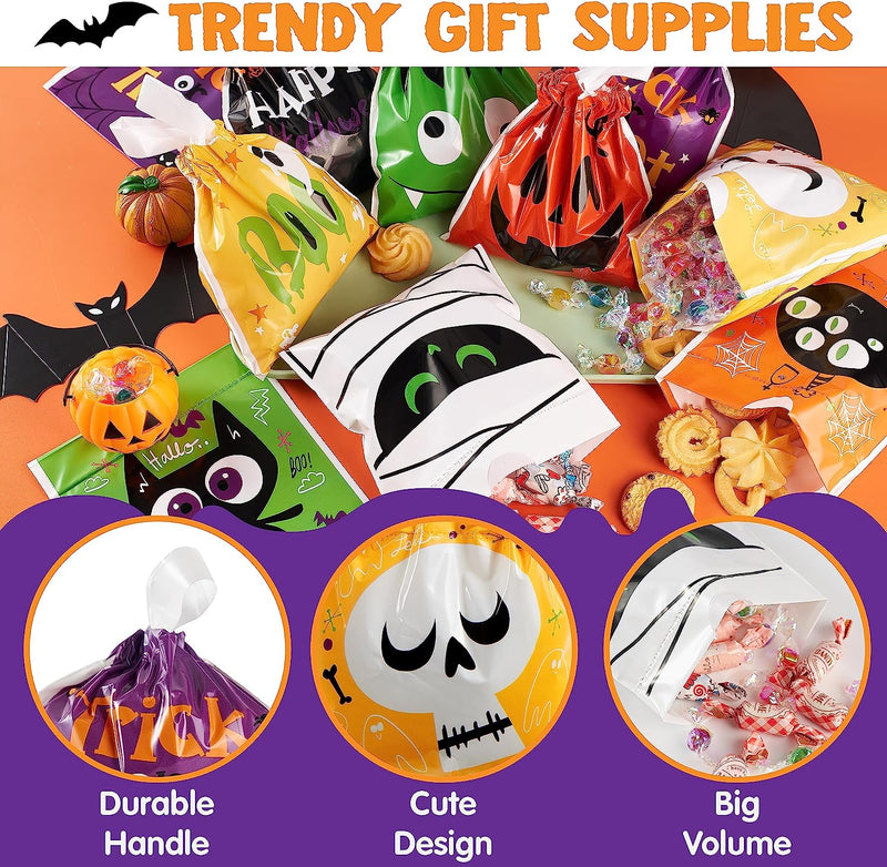 Four-sided Halloween Goody Bags ,108 Pcs
