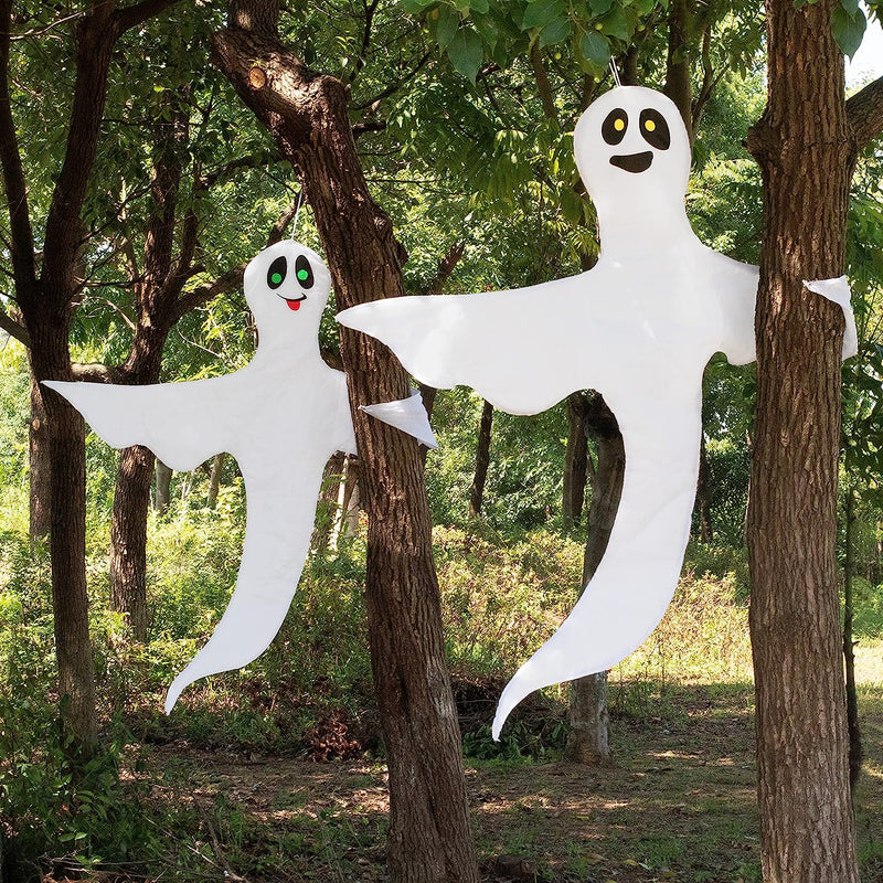 Halloween Tree Decoration Ghost, 2 Packs