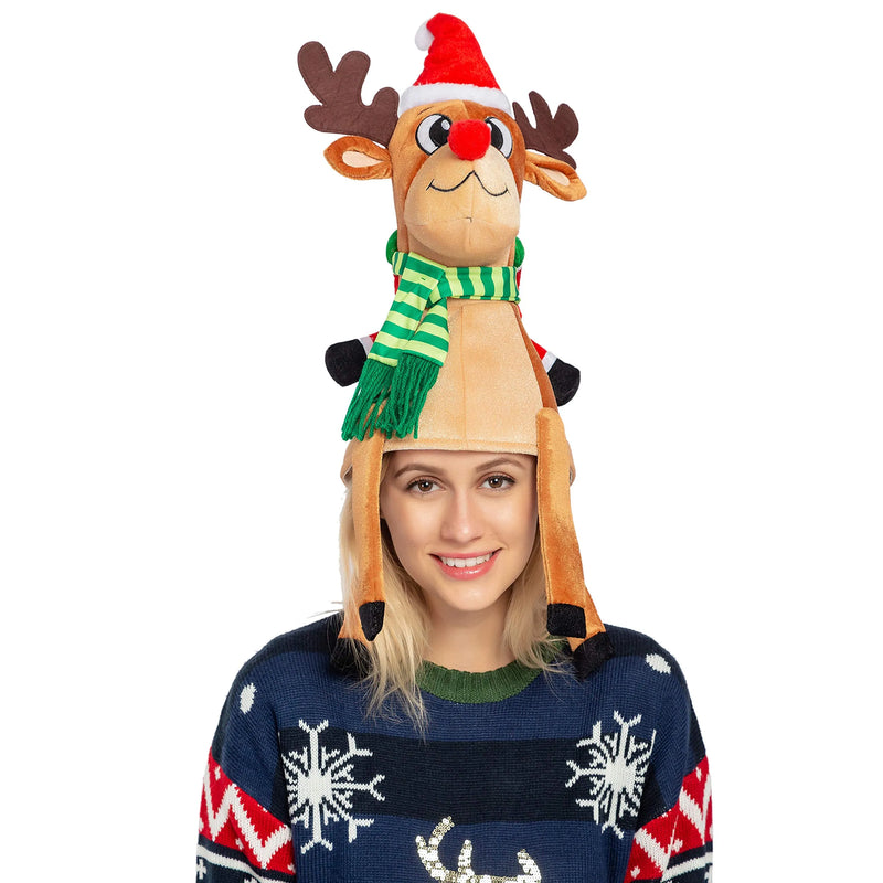 Christmas Reindeer Hat