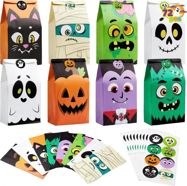 500 adorable Halloween stickers, perfect for party favors outlet and goody bags!