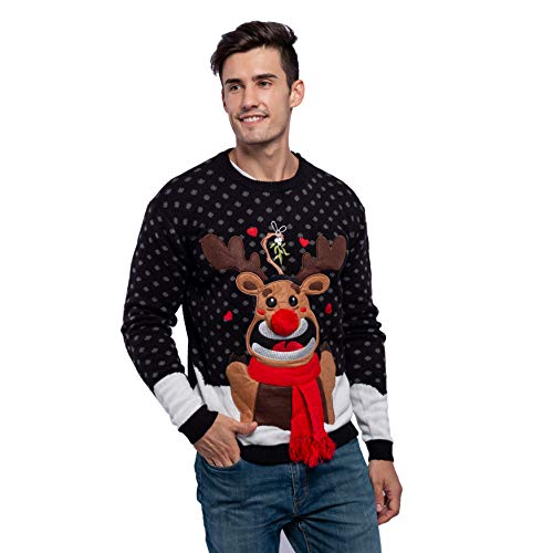 Men's Reindeer Ugly Sweater