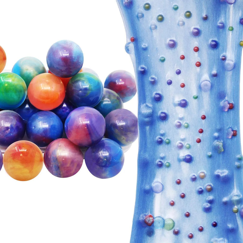 24Pcs Cosmic Realm Slime Easter Glossy Balls