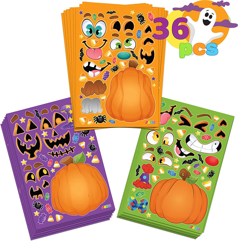 36 Piece Halloween Sticker Sheets