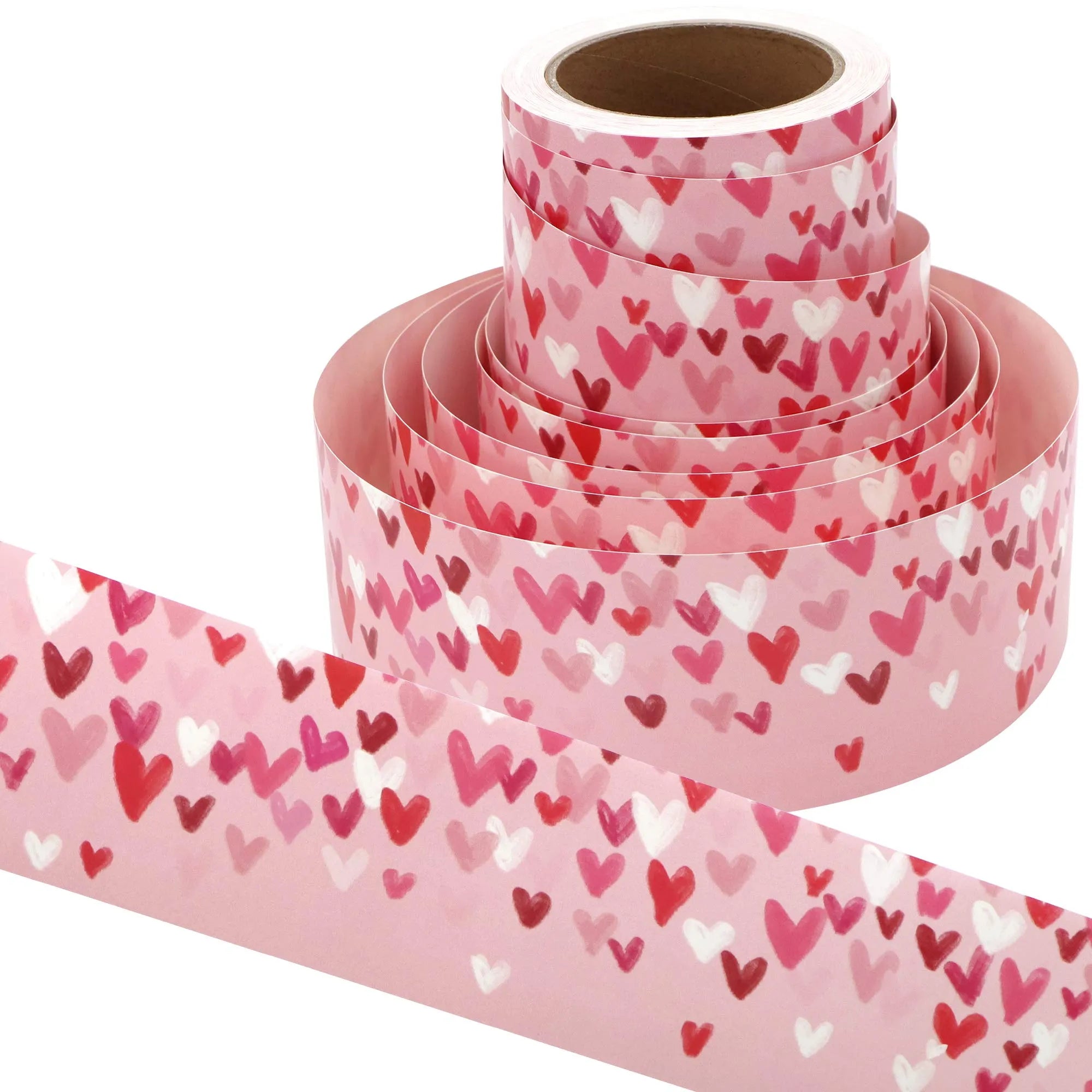 Valentine's Day Washi Tape Heart Washi Tape Roll Pink Tape Red