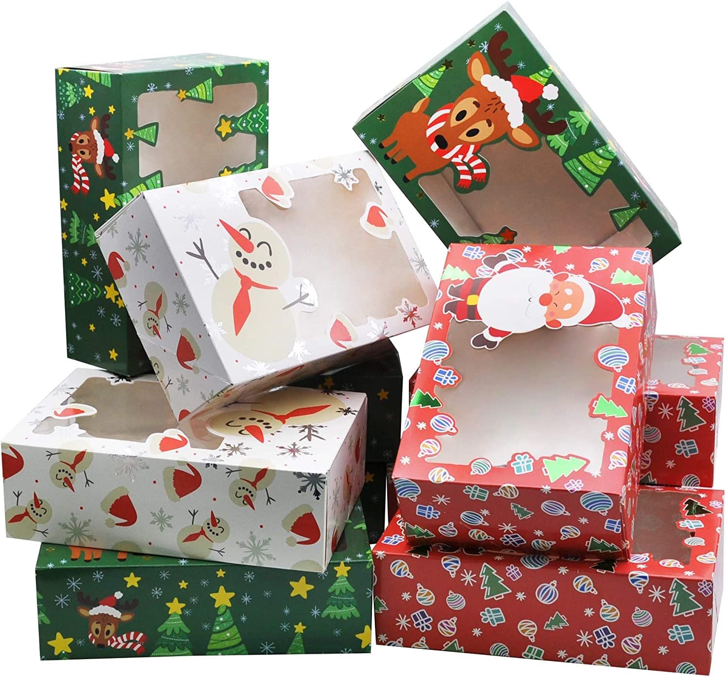 JOYIN 180 Sheets Christmas Tissue Paper Assorted Design (Red, Green &  White) 20 x 20 Christmas Gift Wrapping Tissue for Gift Bags DIY Crafts  Party