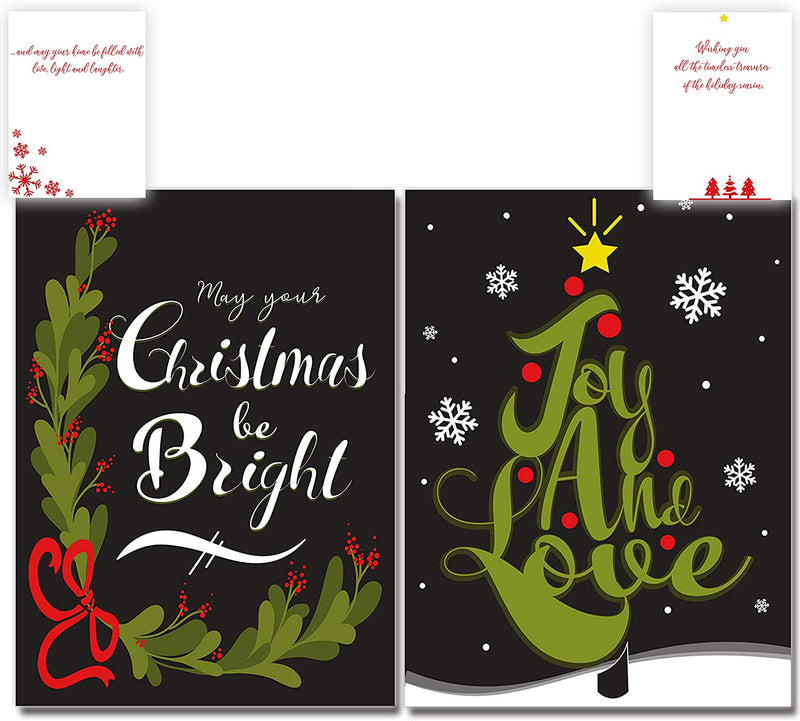6.25in Greeting Cards (Black), 72 Pcs