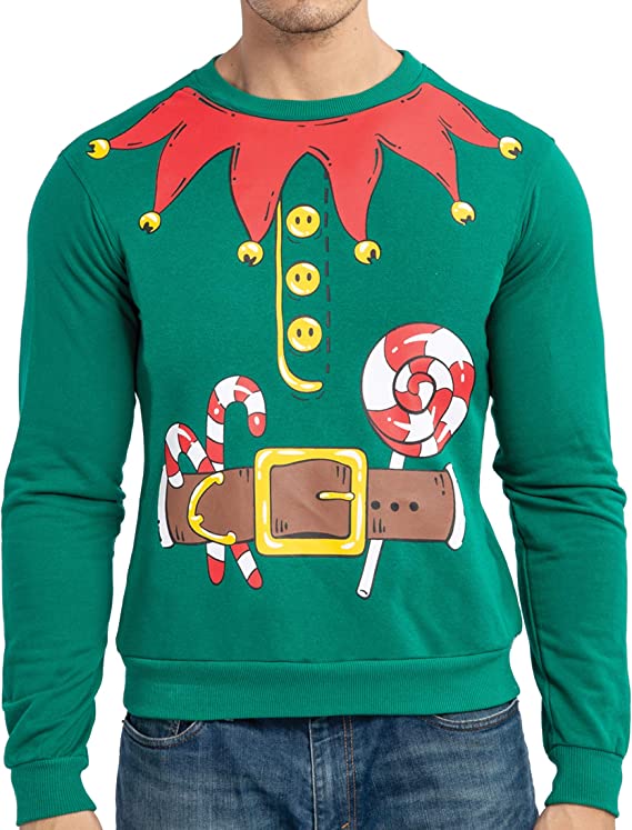 Mens 2024 elf sweater