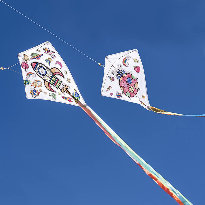 8 Packs DIY Diamond Kite with Watercolor Pen