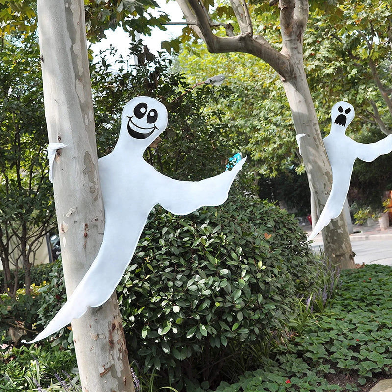 53in Bendable Tree Wrap Ghost, 2 Pack