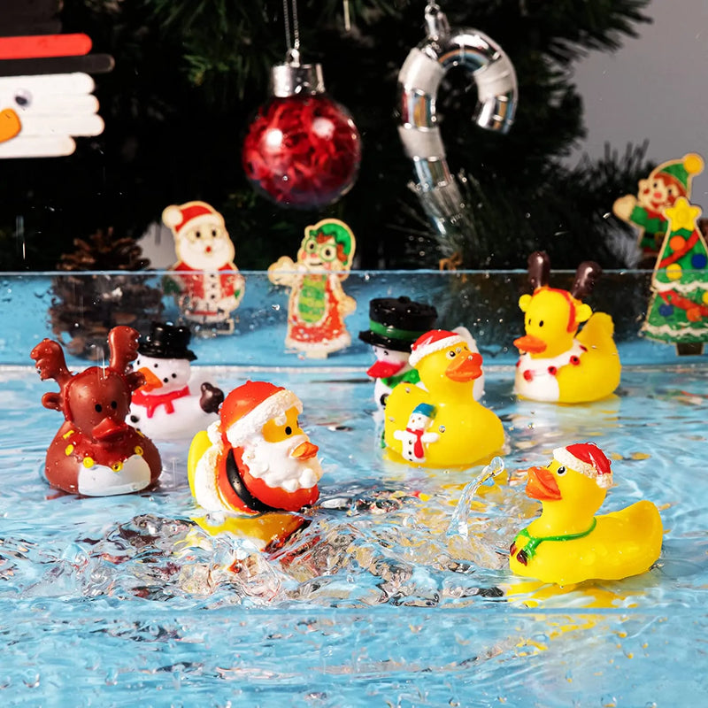 Christmas Themed Rubber Ducks Advent Calendar