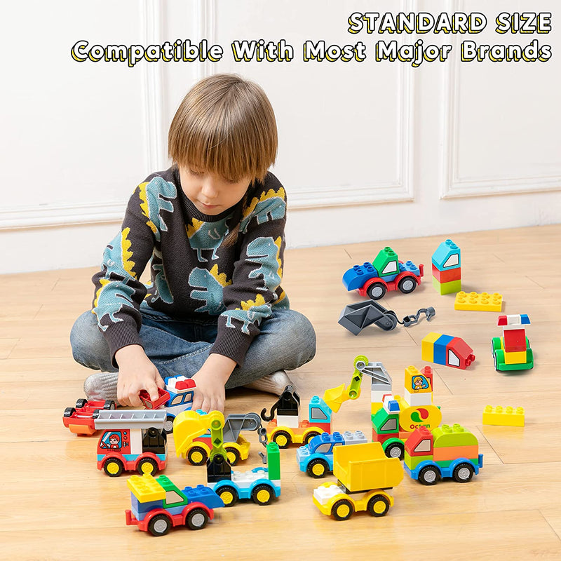 Building Blocks and Bricks Toy Car Set