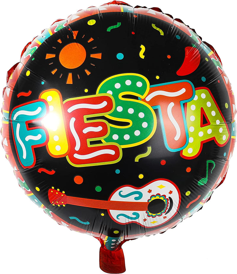Fiesta Theme Party Balloons, 12 Pcs