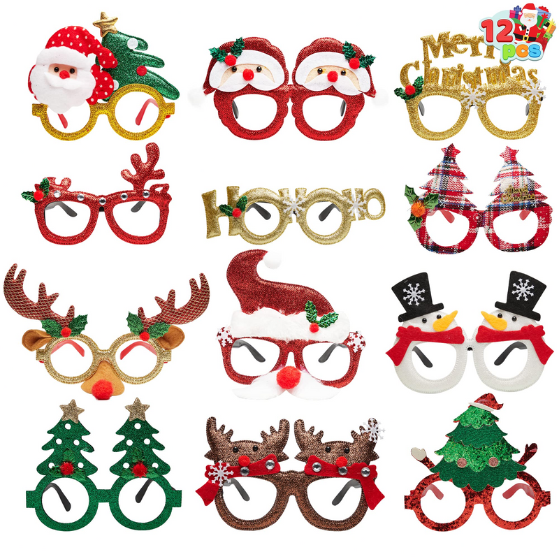 12Pcs Christmas Party Accessories Frame