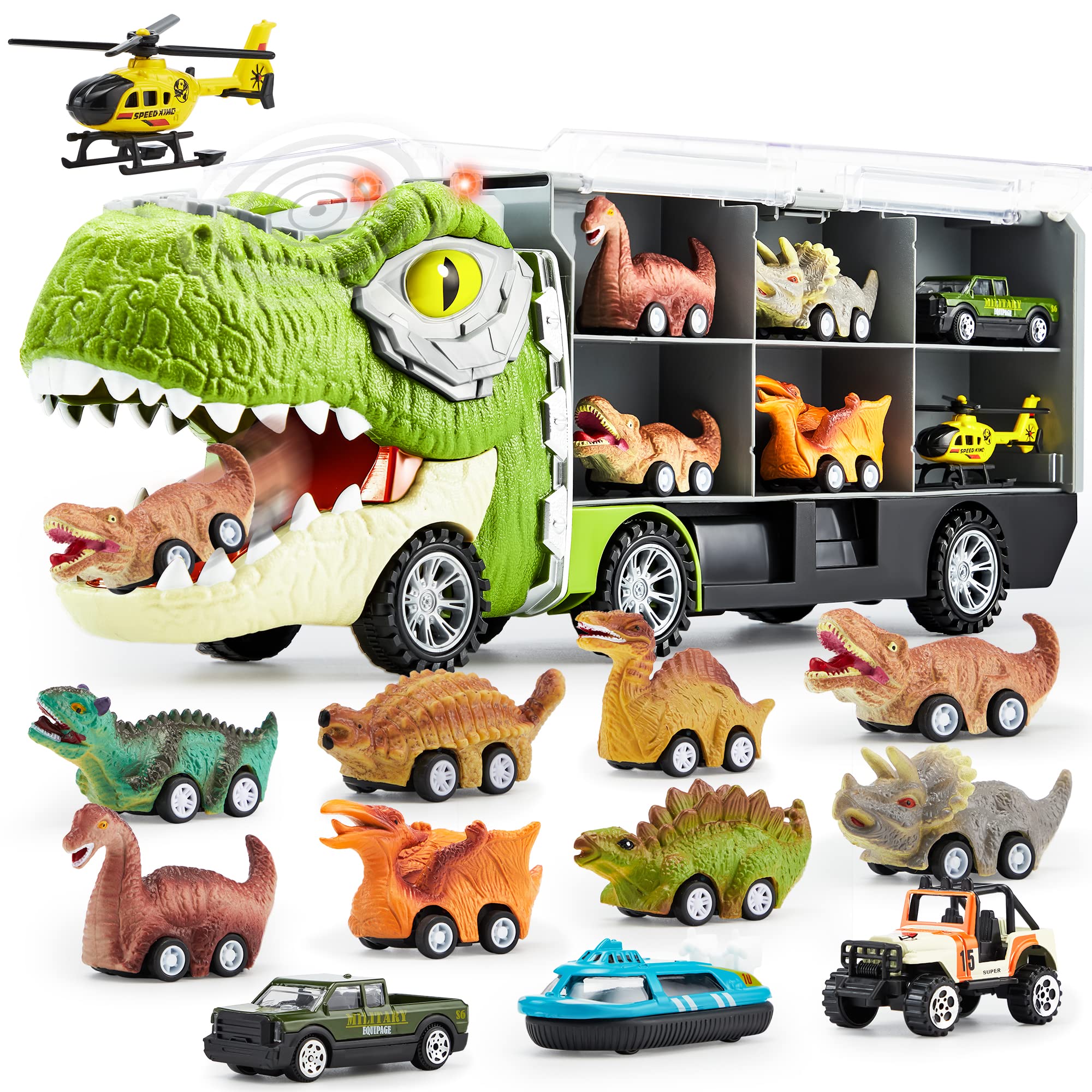 Montessori Toddler Toys: Dino Go Kart Truck Small Plastic, Christmas Gift  For Kids From Xsdhpw, $17.02