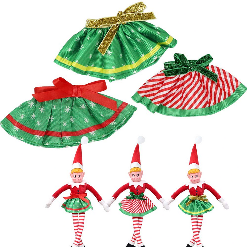 Joyin Elf Plush Dance Skirts,  3 Packs