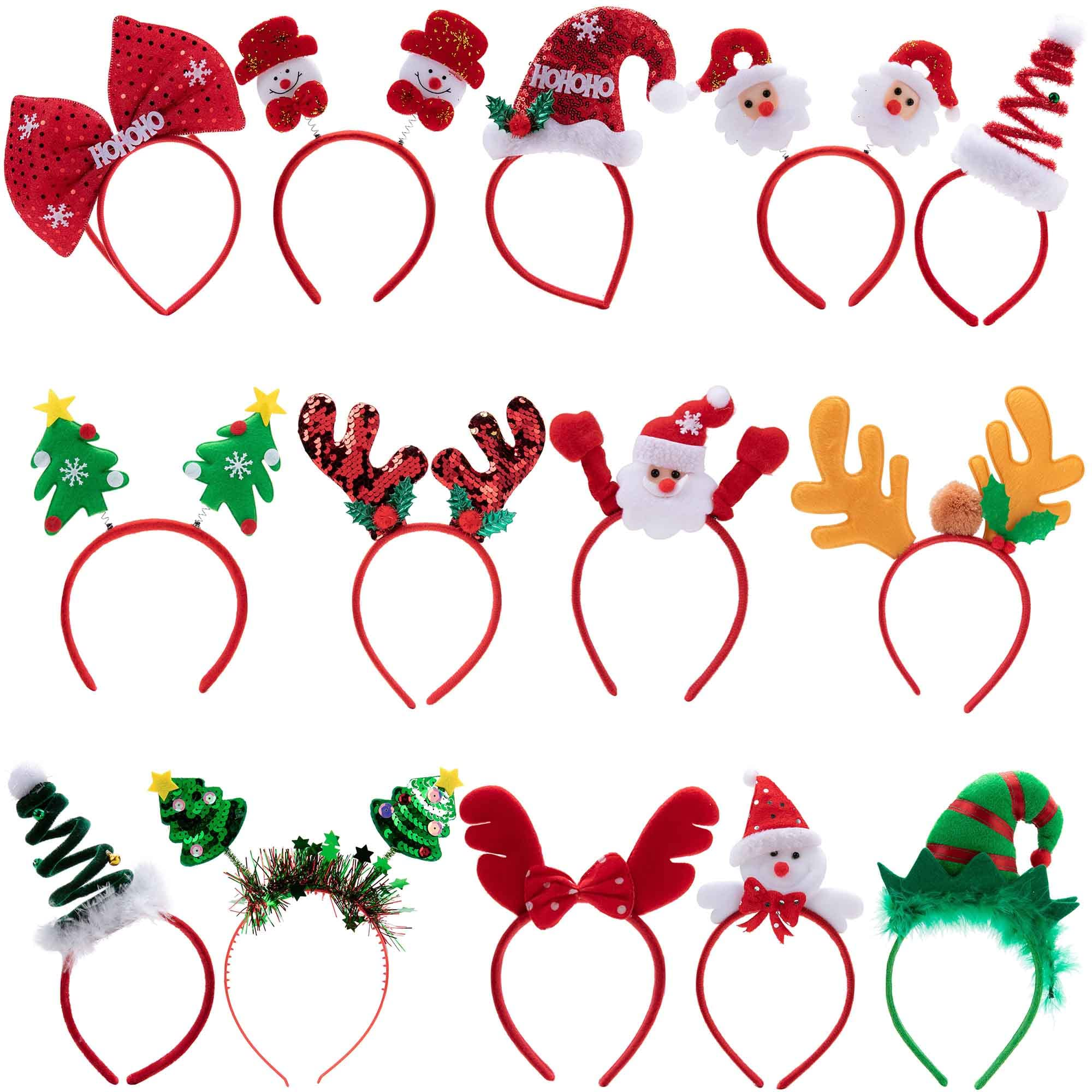 Joyin 9pcs Assortment Christmas Headbands