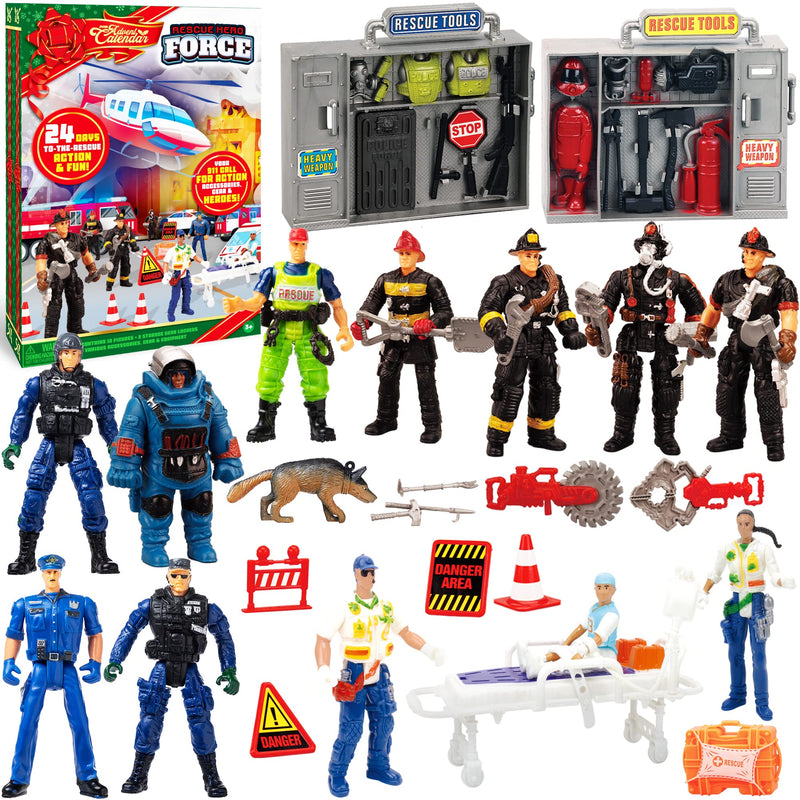 24 Days Advent Calendar Special Force Action Figures