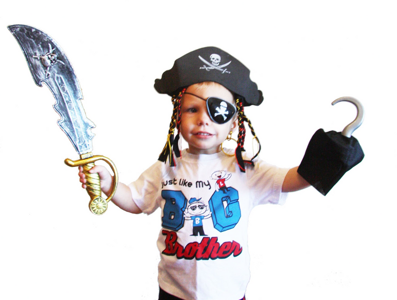 Halloween Pirate Costume Set
