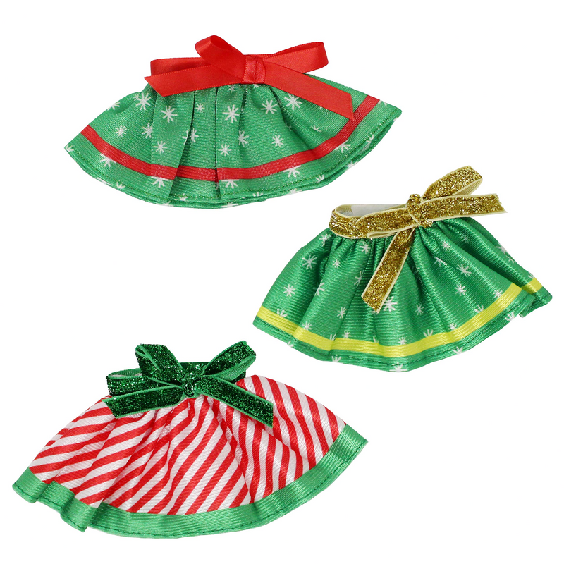 Joyin Elf Plush Dance Skirts,  3 Packs