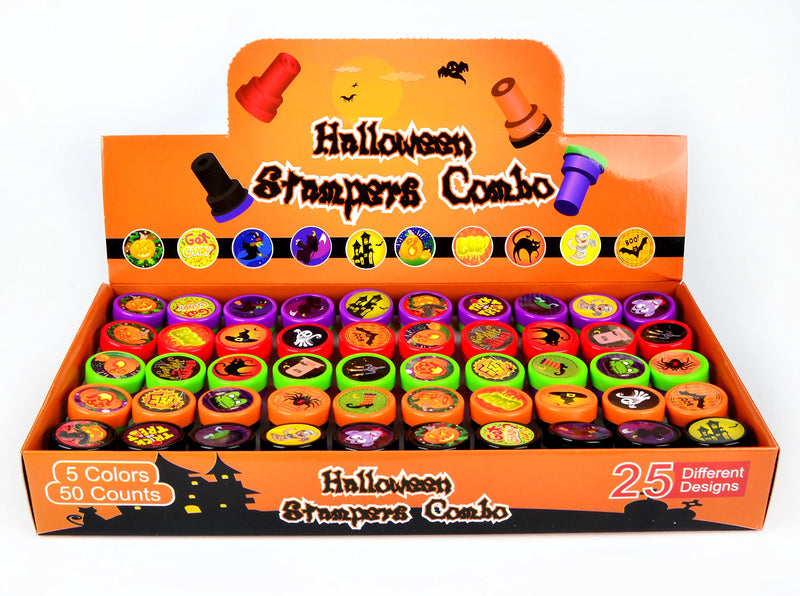 1.5in Halloween Stampers, 50 Pcs