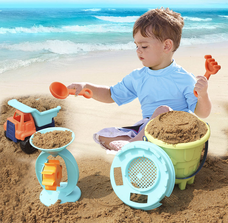 Beach Toys with Mesh Bag, 28 Pcs