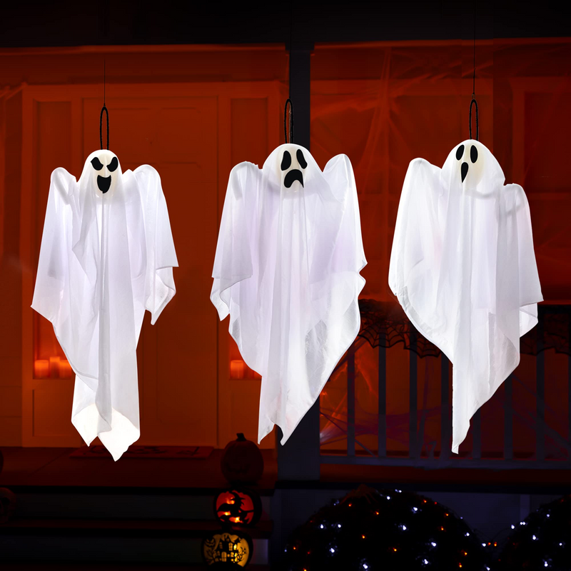 25.5in Hanging Ghosts, 3 Pack