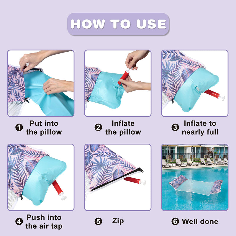 SLOOSH - 3 Pack Fashion Pattern Hammock (Purple, Teal, Blue)