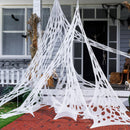 1000ft Halloween Giant Spider Web Decoration,Cut Your Own Stretchy Spider Netting
