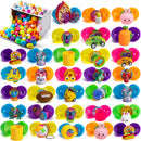 100Pcs Assorted Toys Plus Stickers Prefilled Easter Eggs 2.4in