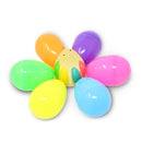 100Pcs Easter Eggs Plastic Fillable Colorful Golden For Easter Hunt Party Decor