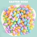 100Pcs Pastel Plastic Easter Eggs Fillable for Easter Hunt & Party Favors
