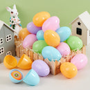 100Pcs Pastel Plastic Easter Eggs Fillable for Easter Hunt & Party Favors
