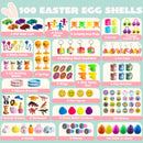 100Pcs Toys Prefilled Easter Eggs For Easter Egg Hunt