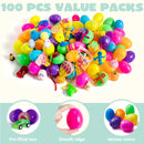 100Pcs Toys Prefilled Easter Eggs For Easter Egg Hunt