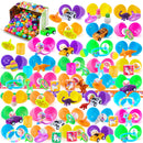 100Pcs Toys and Stickers Prefilled Easter Eggs 2.5in