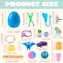 100Pcs Toys and Stickers Prefilled Easter Eggs 2.5in