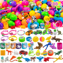 100Pcs Toys and Stickers Prefilled Easter Eggs 2.5in