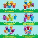 Self Ink Stampers - 100 Pcs