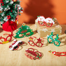 Christmas Party Fancy Glasses, 8 Pack