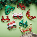 Christmas Party Fancy Glasses, 8 Pack