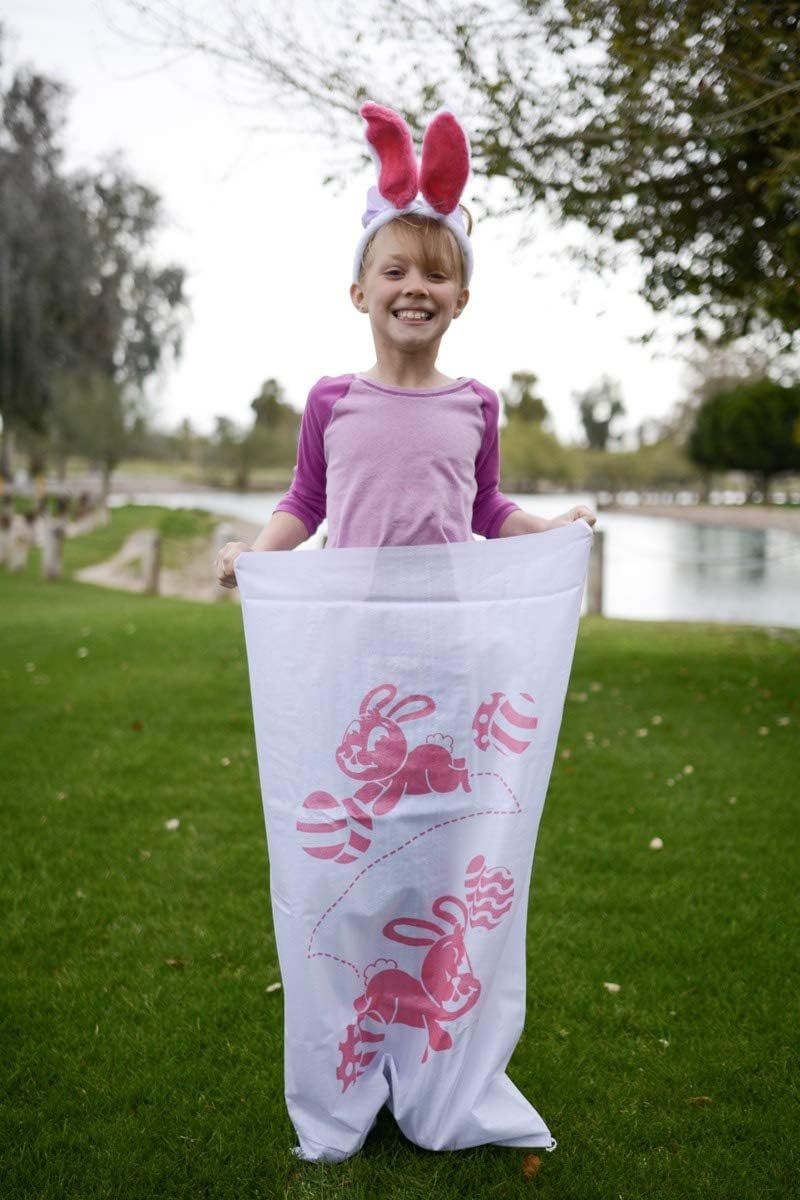 6 Easter Potato Sack Race Jumping Bags